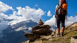 OD 2018 Schweiz Wallis Berge Bergtour Wandern Wanderer