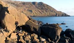 KL Nordwales Bouldern Porth Ysgo