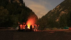 Camping im Magic Wood Avers Bouldergebiet