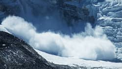 Lawine am Himalaya