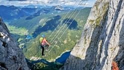 Klettersteig am Donnerkogel, Österreich