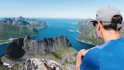 Der Grytetippen (885 m), norwegische Insel Senja