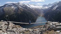 Blick auf den Schlegeisspeicher, Österreich