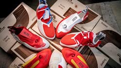La Sportiva Special-Edition der Solution Comp, Solution, Skwama und Cobra 4.99. für olympischen Kletter-Athlet:innen