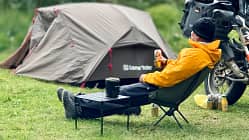 Lasse Light Chair und der Backpacker Table von Snowline Camping