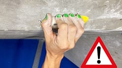 Gefahren beim Klettern und Boulderm 