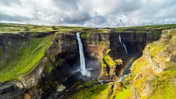 Wasserfall Háifoss auf Island