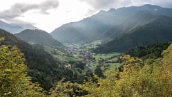 Wandern beim Lago di Ledro, Italien