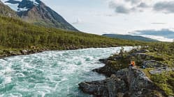 Treparksmötet, in der Wildnis Nordschwedens