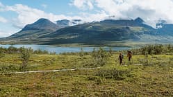 Treparksmötet, in der Wildnis Nordschwedens