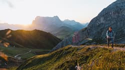 Auf dem Dolomiten Höhenweg Nr. 9 in Südtirol Auf dem Dolomiten Höhenweg Nr. 9 in Südtirol