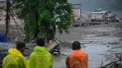 Flash floods on Nepal-China border
