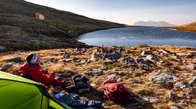 In den Bergen der Fannichs im wilden Nordwesten der Highlands