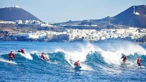 Surfer auf den Kanaren Surfer auf den Kanaren