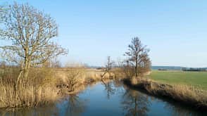 Der Fluss Altmühl im Frühling Der Fluss Altmühl im Frühling