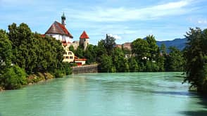Der Fluss Lech im Allgäu Der Fluss Lech im Allgäu