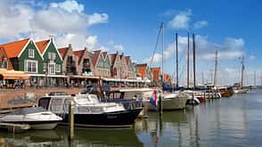 Netherlands, Volendam, Ijsselmeer, harbor Netherlands, Volendam, Ijsselmeer, harbor