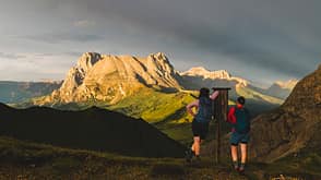 Saisonstart auf dem Dolomiten-Höhenweg 9 Saisonstart auf dem Dolomiten-Höhenweg 9