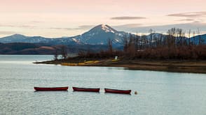 Lake Plastira, Greece Griechenland Plastira See Boot Kajak Lake Plastira, Greece Griechenland Plastira See Boot Kajak