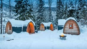 Glamping Resort Atzmänning mit Holz-Iglus, Schweiz Glamping Resort Atzmänning mit Holz-Iglus, Schweiz