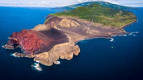 Azoren wandern Urlaub Insel Faial Vulkan Capelinhos Azoren wandern Urlaub Insel Faial Vulkan Capelinhos