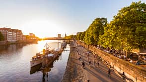 Bremen Deutschland Wandern Schlachte Weser Schiff Bremen Deutschland Wandern Schlachte Weser Schiff