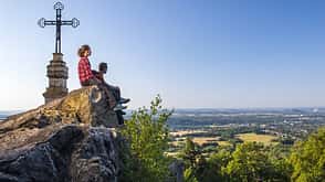 Deutschland Wanderungen Saarland Gipfel Kreuz Litermont