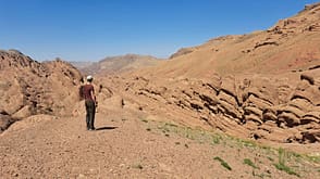 Marokko Nordafrika Wandern Urlaub Wanderung Dades Tal Affenfinger Felsen Canyon des doigts de singe Hoher Atlas Gebirge