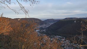 Schloss Lichtenstein, Schwäbische Alb im Winter