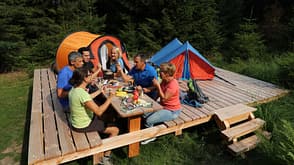 Trekkingcamp im Nationalpark Hunsrück-Hochwald