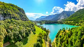 Trentino Italien Fahrrad fahren Biken Fahrradtour Doga Radweg Gravelbike Lago di Trenno Trentino Italien Fahrrad fahren Biken Fahrradtour Doga Radweg Gravelbike Lago di Trenno