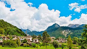 Trentino Italien Kultur Berge Mezzano Pale di San Martino Trentino Italien Kultur Berge Mezzano Pale di San Martino