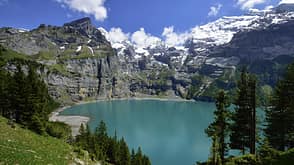 Oeschinen See, Jungfrau-Aletsch-Bietschhorn, Berner Alpen