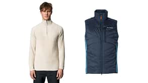 Vaude Sesvenna Weste & Houdini Lykan Half Zip Pullover Vaude Sesvenna Weste & Houdini Lykan Half Zip Pullover