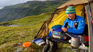 OD 2016 Trekking Kochen Kocher Zelt Hardangervidda Norwegen Essen TreknEat Fertigmahlzeit Ernährung Küche