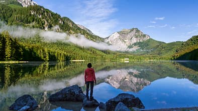 OD 0818 Salzkammergut Salzburger Land Österreich Langbathseen