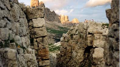 OD 2016 Dolomiten Cortina Schützengraben Monte Piana Sextener Dolomiten