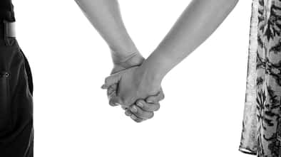 KL Pärchen Hand in Hand - Kletterpartner