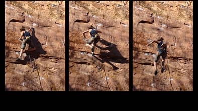 KL Runterfallen beim Klettern - Sportklettersturz im Kronthal - Sarah