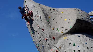 KL Klettern auf der Waldau in Stuttgart