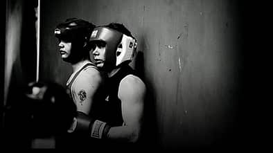 KL Rich Simpson in boxing gear