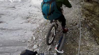 MB Harald Philipp Brenta-Dolomiten Via Ferrata on a Mountainbike