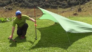 OD 2014 Tarp aufbauen Frank Wacker Camping Biwak Übernachten Trekking