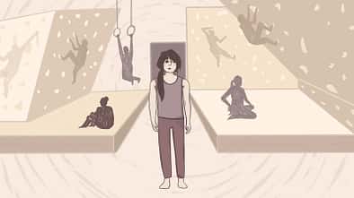 Essstörungen im Klettersport Light Doku von Caroline Treadway