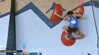 Oriane Bertone Boulder-Weltcup Salt Lake City 