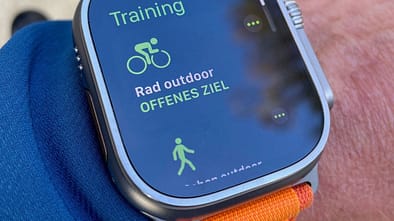 Apple Watch Ultra im outdoor-Test