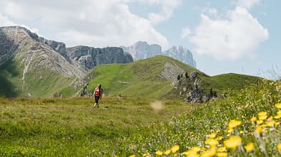 Lungiarü im Naturpark Puez-Geisler, Dolomiten Lungiarü im Naturpark Puez-Geisler, Dolomiten