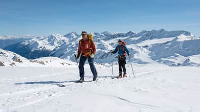 Skitour Winter Schnee Südtirol Italien Alpen Zufallhütte Cevedale Langenferner