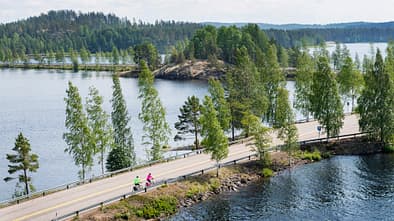 Finnland Seen Wandern Natur Wald Saimaa See finnische Seenplatte Fahrrad mtb Straße