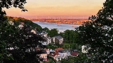 Hamburg Wandern Deutschland Blankenese Elbhöhenweg